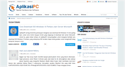 Desktop Screenshot of aplikasipc.com